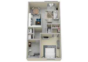 Floorplan Photos Gallery One Bedroom One Bathroom